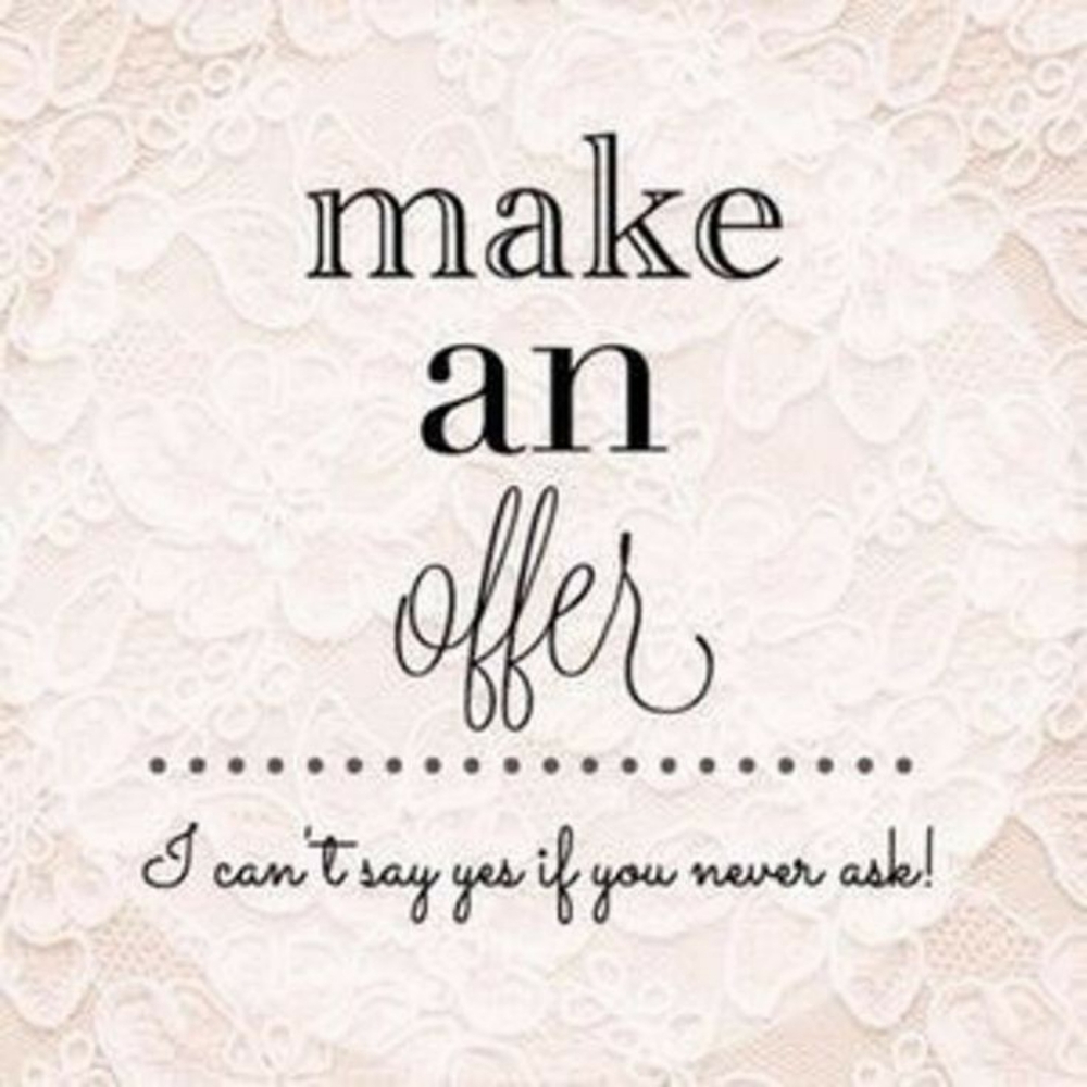 Please make an Offer